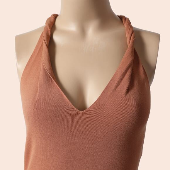 DION LEE Sand Rib-Knit Tank Maxi Dress - Picture 4 of 7